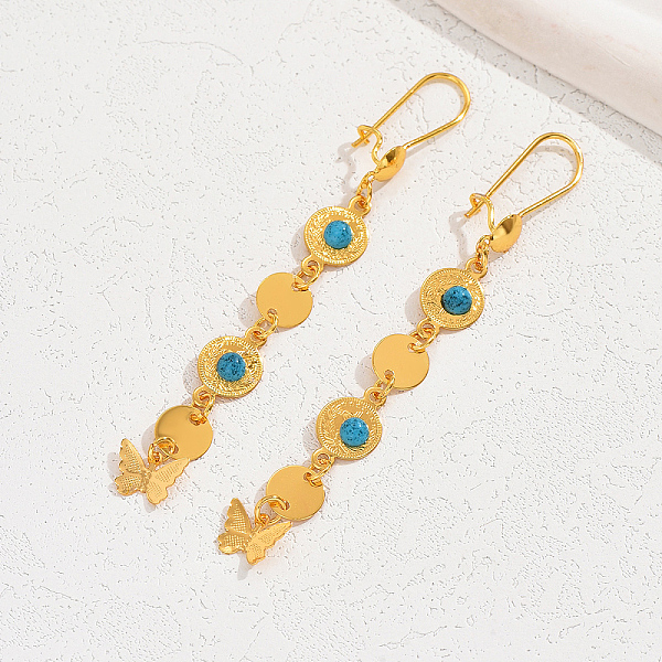PandaHall Vintage Exotic Gold Plated Hoop Earrings for Women, Fashionable and Elegant, Butterfly Brass Butterfly
PandaHall Vintage Exotic Gold Plated Hoop Earrings for Women, Fashionable and Elegant, Butterfly Brass Butterfly