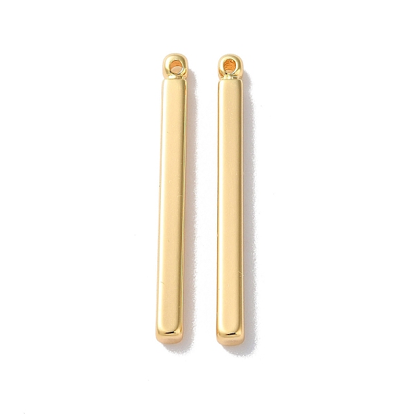 PandaHall Brass Pendants, Rectangle Charms, Real 18K Gold Plated, 25x2x2mm, Hole: 0.9mm Brass Rectangle
PandaHall Brass Pendants, Rectangle Charms, Real 18K Gold Plated, 25x2x2mm, Hole: 0.9mm Brass Rectangle
