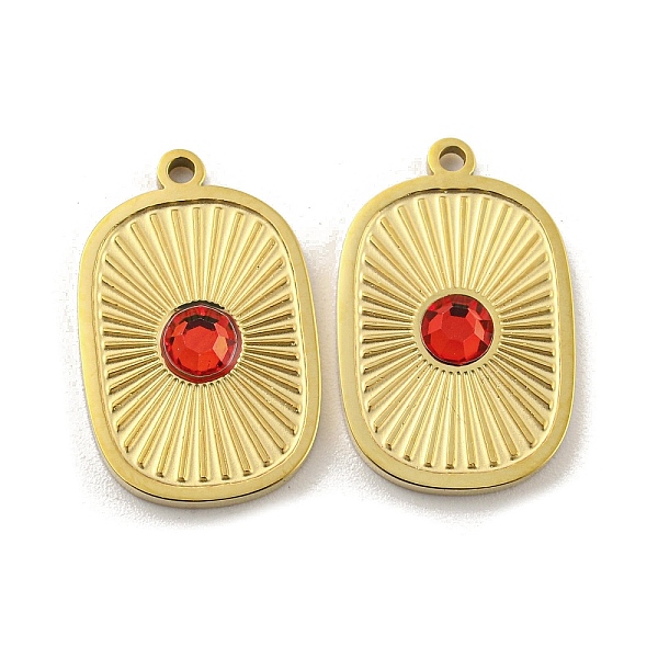 PandaHall Glass Pendants, with 304 Stainless Steel Findings, Oval, Real 14K Gold Plated, 18x11.5x2.5mm, Hole: 1.2mm Stainless Steel+Glass..., Red
PandaHall Glass Pendants, with 304 Stainless Steel Findings, Oval, Real 14K Gold Plated, 18x11.5x2.5mm, Hole: 1.2mm Stainless Steel+Glass..., Red