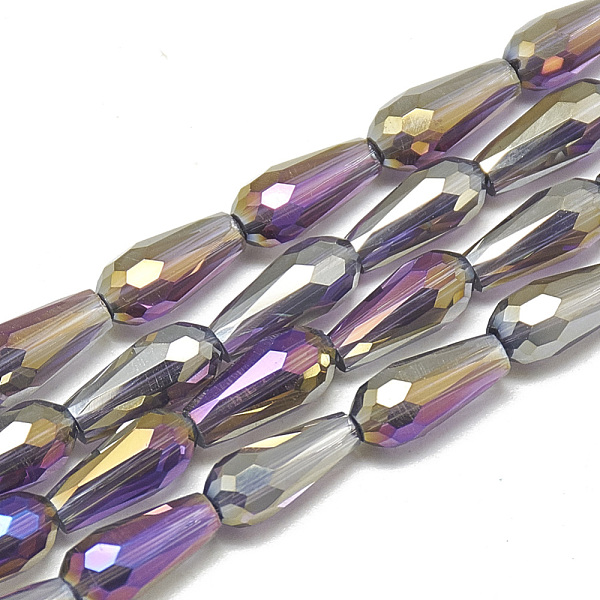 PandaHall Electroplate Glass Beads Strands, Faceted Teardrop, Medium Orchid, 9~9.5x4mm, Hole: 1mm, about 72pcs/strand, 25.98 inch Glass..., Purple
PandaHall Electroplate Glass Beads Strands, Faceted Teardrop, Medium Orchid, 9~9.5x4mm, Hole: 1mm, about 72pcs/strand, 25.98 inch Glass..., Purple