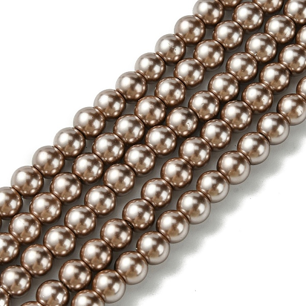 PandaHall Eco-Friendly Dyed Glass Pearl Bead Strands, Round, Cotton Cord Threaded, Camel, 6mm, Hole: 1.2~1.5mm, about 70pcs/strand, 15.7..., Brown
PandaHall Eco-Friendly Dyed Glass Pearl Bead Strands, Round, Cotton Cord Threaded, Camel, 6mm, Hole: 1.2~1.5mm, about 70pcs/strand, 15.7..., Brown