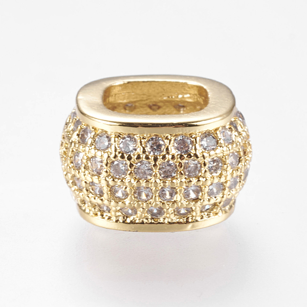 PandaHall Brass Micro Pave Cubic Zirconia Beads, Square, Real 18K Gold Plated, 11x11x6.5mm, Hole: 6x6mm Brass+Cubic Zirconia Square
PandaHall Brass Micro Pave Cubic Zirconia Beads, Square, Real 18K Gold Plated, 11x11x6.5mm, Hole: 6x6mm Brass+Cubic Zirconia Square