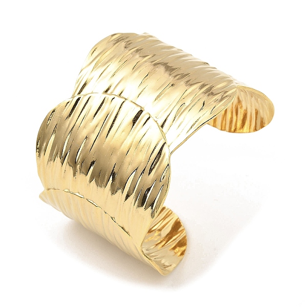 PandaHall 304 Stainless Steel Wide Cuff Bangles, Golden, Inner Diameter: 2-3/8 inch(6.1cm) 304 Stainless Steel
PandaHall 304 Stainless Steel Wide Cuff Bangles, Golden, Inner Diameter: 2-3/8 inch(6.1cm) 304 Stainless Steel