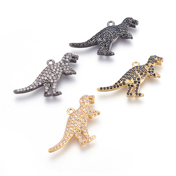 PandaHall Brass Micro Pave Cubic Zirconia Pendants, Dinosaur, Mixed Color, 17.5x27.5x2.5mm, Hole: 1mm Brass+Cubic Zirconia Dinosaur..., Multicolor
PandaHall Brass Micro Pave Cubic Zirconia Pendants, Dinosaur, Mixed Color, 17.5x27.5x2.5mm, Hole: 1mm Brass+Cubic Zirconia Dinosaur..., Multicolor