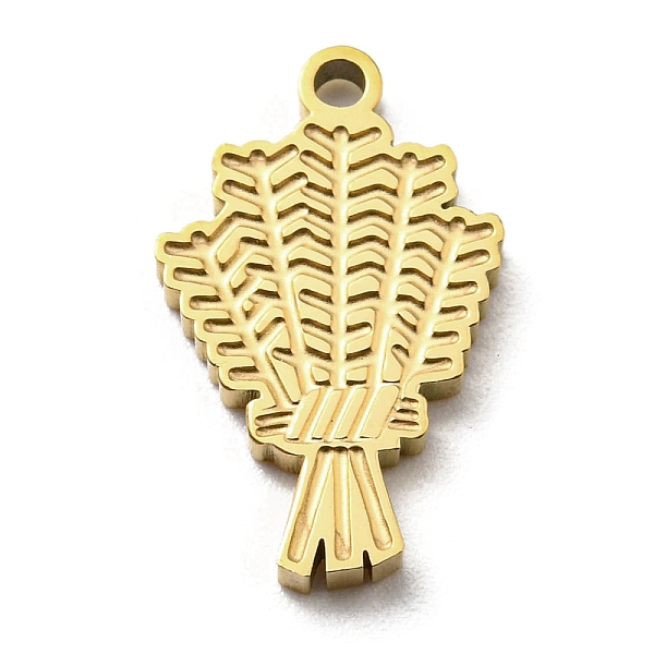 PandaHall Ion Plating(IP) 316L Surgical Stainless Steel Pendants, Textured, Bouquet Charm, Real 18K Gold Plated, 16x10x1.5mm, Hole: 1.5mm...
PandaHall Ion Plating(IP) 316L Surgical Stainless Steel Pendants, Textured, Bouquet Charm, Real 18K Gold Plated, 16x10x1.5mm, Hole: 1.5mm...