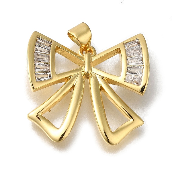 PandaHall Rack Plating Brass Micro Pave Cubic Zirconia Pendants, Long-Lasting Plated, Cadmium Free & Lead Free, Bowknot Charms, Real 18K..., Clear
PandaHall Rack Plating Brass Micro Pave Cubic Zirconia Pendants, Long-Lasting Plated, Cadmium Free & Lead Free, Bowknot Charms, Real 18K..., Clear