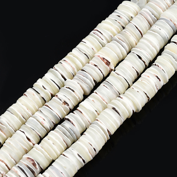 PandaHall Natural Trochus Shell Beads Strands, Heishi Beads, Flat Round/Disc, 9x1.5mm, Hole: 1.2mm, about 199~210pcs/strand, 14.96...
PandaHall Natural Trochus Shell Beads Strands, Heishi Beads, Flat Round/Disc, 9x1.5mm, Hole: 1.2mm, about 199~210pcs/strand, 14.96...