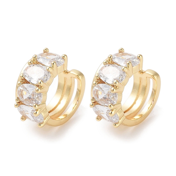 PandaHall Oval Brass Cubic Zirconia Cuff Earrings for Women, Long-Lasting Plated, Cadmium Free & Lead Free, Real 18K Gold Plated..., Clear
PandaHall Oval Brass Cubic Zirconia Cuff Earrings for Women, Long-Lasting Plated, Cadmium Free & Lead Free, Real 18K Gold Plated..., Clear