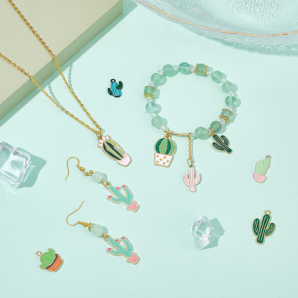 PandaHall Alloy Enamel Pendants, Cactus, Light Gold, Light Gold, 28pcs/box Alloy+Enamel Flower
PandaHall Alloy Enamel Pendants, Cactus, Light Gold, Light Gold, 28pcs/box Alloy+Enamel Flower