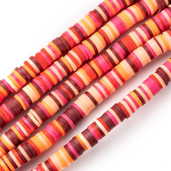 PandaHall Handmade Polymer Clay Beads Strands, for DIY Jewelry Crafts Supplies, Heishi Beads, Disc/Flat Round, Dark Red, 6x0.5~1mm, Hole...
PandaHall Handmade Polymer Clay Beads Strands, for DIY Jewelry Crafts Supplies, Heishi Beads, Disc/Flat Round, Dark Red, 6x0.5~1mm, Hole...