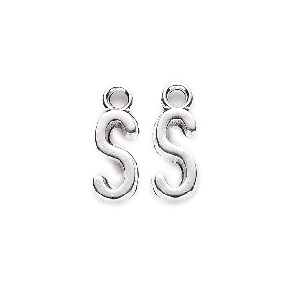 PandaHall Tibetan Style Alloy Pendants, Cadmium Free & Lead Free, Letter S, S: 16x6x2mm, Hole: 2mm Alloy Letter
PandaHall Tibetan Style Alloy Pendants, Cadmium Free & Lead Free, Letter S, S: 16x6x2mm, Hole: 2mm Alloy Letter