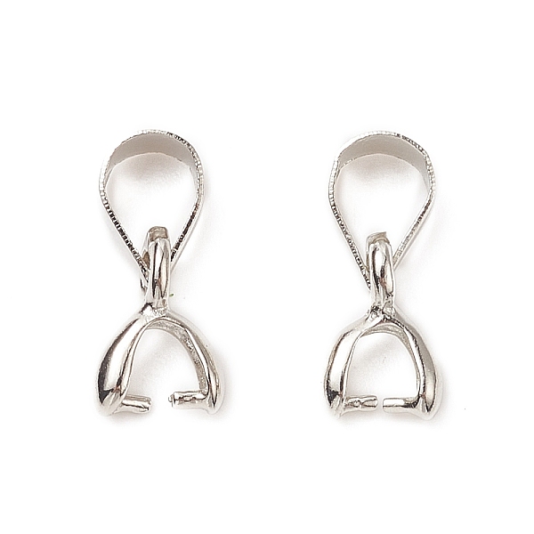 PandaHall Brass Ice Pick Pinch Bails, Nickel Free, Platinum Color,Size: Dimension: 11mm long, hole: about 3mm. Brass
PandaHall Brass Ice Pick Pinch Bails, Nickel Free, Platinum Color,Size: Dimension: 11mm long, hole: about 3mm. Brass