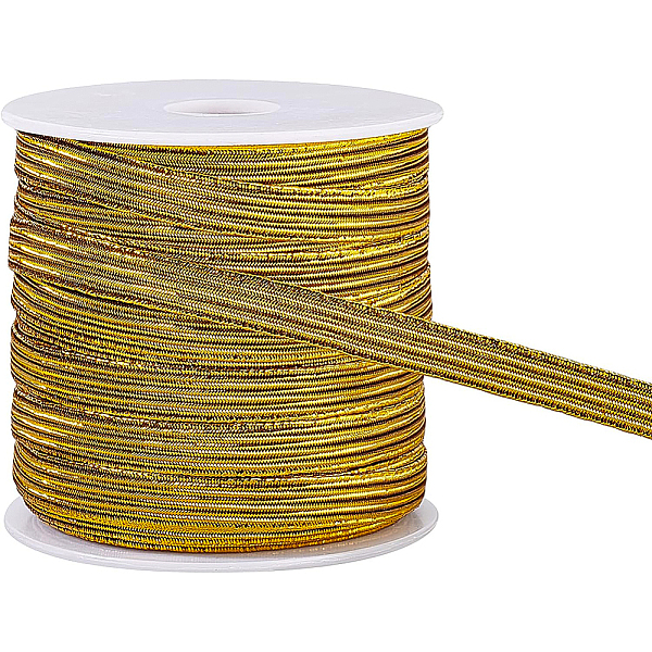 PandaHall BENECREAT 25m Glitter Metallic Elastic Strap 6mm Gold Flat Nylon Elastic Cords for Bowknot Making, Garment Accessory Sewing, Gift...
PandaHall BENECREAT 25m Glitter Metallic Elastic Strap 6mm Gold Flat Nylon Elastic Cords for Bowknot Making, Garment Accessory Sewing, Gift...