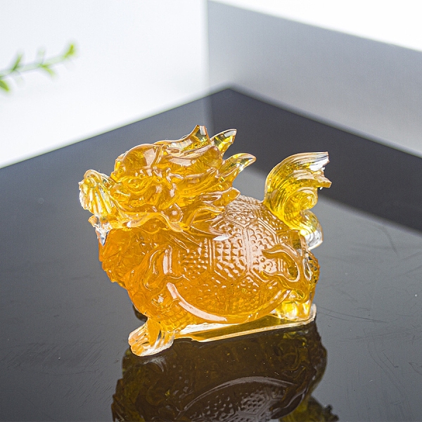 PandaHall Resin Dragon Turtle Display Decoration, with Natural Citrine Chips inside Statues for Home Office Decorations, 75x50x57mm Citrine...
PandaHall Resin Dragon Turtle Display Decoration, with Natural Citrine Chips inside Statues for Home Office Decorations, 75x50x57mm Citrine...