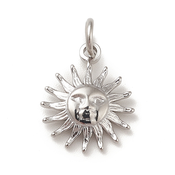 PandaHall 304 Stainless Steel Charms, with Jump Ring, Sun with Human Face, Stainless Steel Color, 14x11.5x2mm, Hole: 3mm 304 Stainless Steel...
PandaHall 304 Stainless Steel Charms, with Jump Ring, Sun with Human Face, Stainless Steel Color, 14x11.5x2mm, Hole: 3mm 304 Stainless Steel...