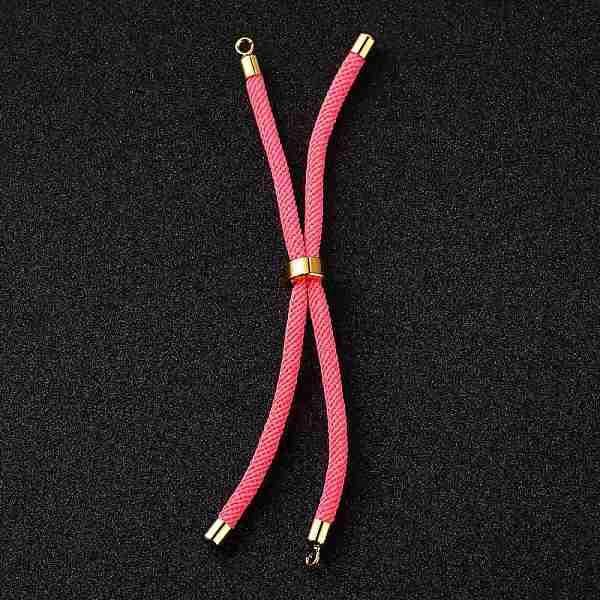 PandaHall Nylon Twisted Cord Bracelet Making, Slider Bracelet Making, with Eco-Friendly Brass Findings, Round, Golden, Pink, 8.66~9.06 inch...
PandaHall Nylon Twisted Cord Bracelet Making, Slider Bracelet Making, with Eco-Friendly Brass Findings, Round, Golden, Pink, 8.66~9.06 inch...