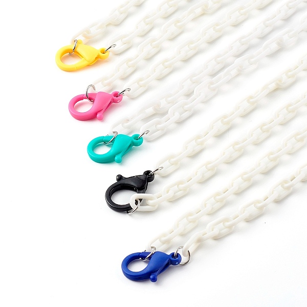 PandaHall Personalized ABS Plastic Cable Chain Necklaces, Handbag Chains, with Lobster Claw Clasps, Mixed Color, 16.53 inch(42cm) Plastic..., Multicolor
PandaHall Personalized ABS Plastic Cable Chain Necklaces, Handbag Chains, with Lobster Claw Clasps, Mixed Color, 16.53 inch(42cm) Plastic..., Multicolor