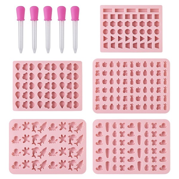 PandaHall Food Grade Silicone Molds, Fondant Molds, For DIY Cake Decoration, Chocolate, Candy, UV Resin & Epoxy Resin Jewelry Making..., Pink
PandaHall Food Grade Silicone Molds, Fondant Molds, For DIY Cake Decoration, Chocolate, Candy, UV Resin & Epoxy Resin Jewelry Making..., Pink