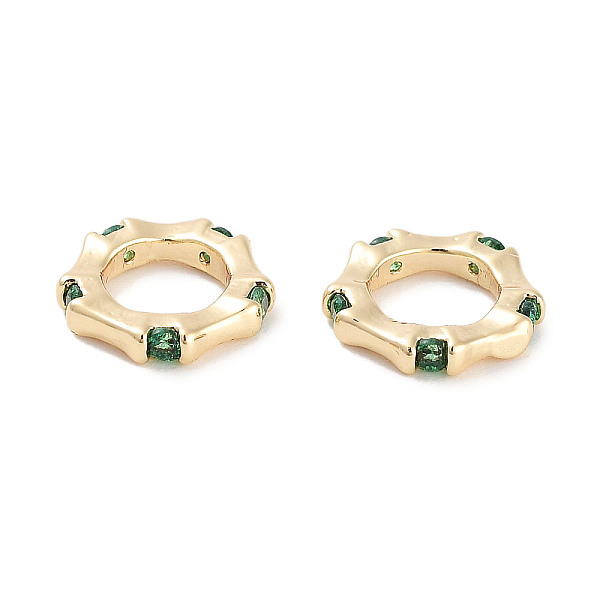 PandaHall Brass Pave Cubic Zirconia Linking Rings, Ring, Real 18K Gold Plated, Green, 8x8x1.5mm, Inner Diameter: 4.5mm Brass+Cubic Zirconia...
PandaHall Brass Pave Cubic Zirconia Linking Rings, Ring, Real 18K Gold Plated, Green, 8x8x1.5mm, Inner Diameter: 4.5mm Brass+Cubic Zirconia...