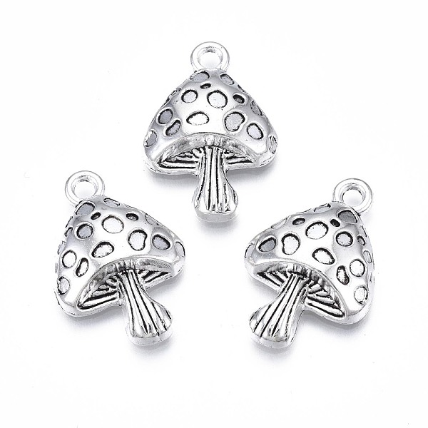 PandaHall Tibetan Style Alloy Pendants, Cadmium Free & Nickel Free & Lead Free, Mushroom, Antique Silver, 26x17.5x5mm, Hole: 2.2mm Alloy...
PandaHall Tibetan Style Alloy Pendants, Cadmium Free & Nickel Free & Lead Free, Mushroom, Antique Silver, 26x17.5x5mm, Hole: 2.2mm Alloy...