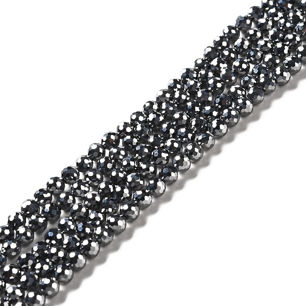 PandaHall Terahertz Stone Beads Strands, Round, Faceted, 4mm, Hole: 0.6mm, about 98~100pcs/strand, 15.55''(39.5cm) Terahertz Stone Round
PandaHall Terahertz Stone Beads Strands, Round, Faceted, 4mm, Hole: 0.6mm, about 98~100pcs/strand, 15.55''(39.5cm) Terahertz Stone Round