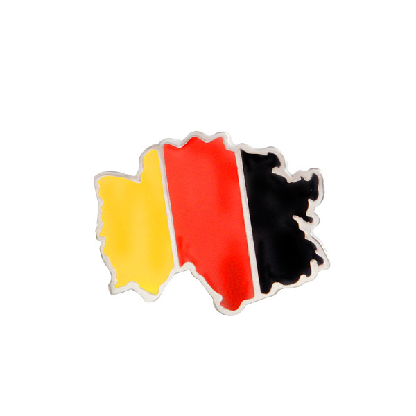 PandaHall Creative Zinc Alloy Brooches, Enamel Lapel Pin, with Iron Butterfly Clutches or Rubber Clutches, German Map Shape, Platinum...
PandaHall Creative Zinc Alloy Brooches, Enamel Lapel Pin, with Iron Butterfly Clutches or Rubber Clutches, German Map Shape, Platinum...
