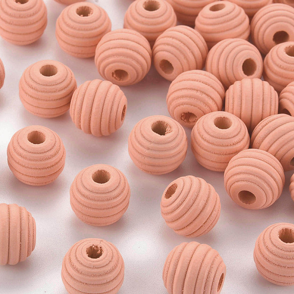 PandaHall Painted Natural Wood Beehive Beads, Round, Light Coral, 12x11mm, Hole: 3mm Schima Wood Round Pink
PandaHall Painted Natural Wood Beehive Beads, Round, Light Coral, 12x11mm, Hole: 3mm Schima Wood Round Pink