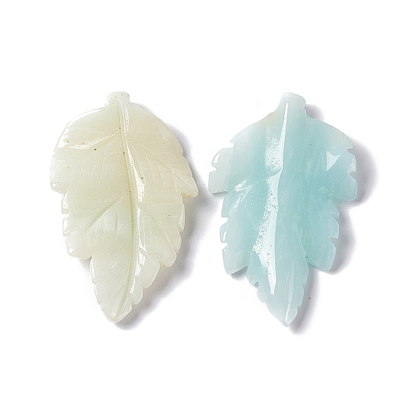PandaHall Natural Flower Amazonite Pendants, Leaf Charms, 41.5x25~26x5mm, Hole: 0.8mm Flower Amazonite Leaf
PandaHall Natural Flower Amazonite Pendants, Leaf Charms, 41.5x25~26x5mm, Hole: 0.8mm Flower Amazonite Leaf