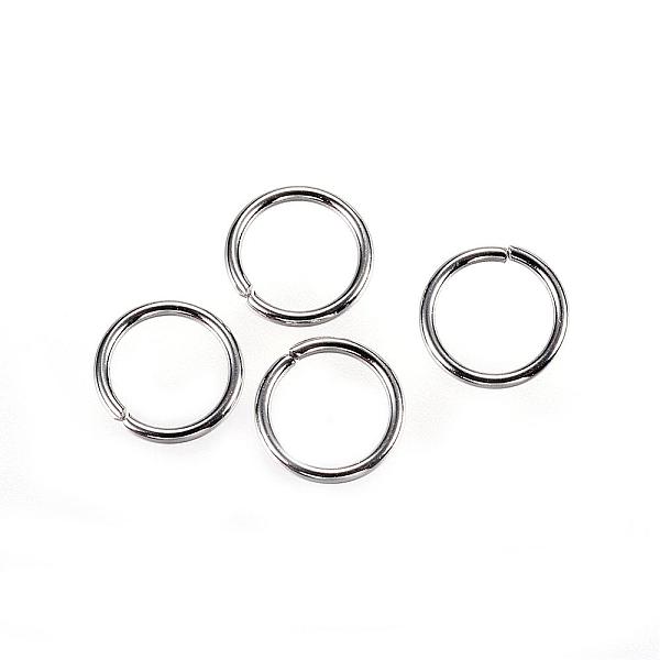 PandaHall 304 Stainless Steel Jump Rings, Open Jump Rings, Stainless Steel Color, 8x0.9mm, Inner Diameter: 6.2mm 304 Stainless Steel
PandaHall 304 Stainless Steel Jump Rings, Open Jump Rings, Stainless Steel Color, 8x0.9mm, Inner Diameter: 6.2mm 304 Stainless Steel