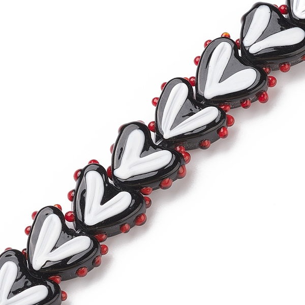 PandaHall Heart Handmade Lampwork Beads Strands, Black, 14~14.5x16.5~17x6.5~7mm, Hole: 1.5mm, about 30pcs/strand, 14.96~15.16 inch...
PandaHall Heart Handmade Lampwork Beads Strands, Black, 14~14.5x16.5~17x6.5~7mm, Hole: 1.5mm, about 30pcs/strand, 14.96~15.16 inch...