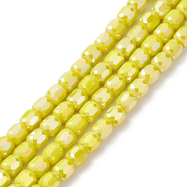 PandaHall AB Color Plated Glass Beads, Faceted Barrel, Yellow, 8x8mm, Hole: 1mm Glass Barrel Yellow
PandaHall AB Color Plated Glass Beads, Faceted Barrel, Yellow, 8x8mm, Hole: 1mm Glass Barrel Yellow