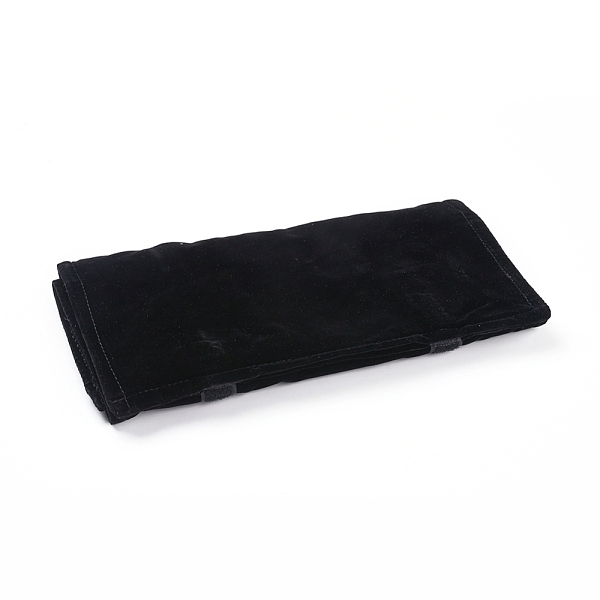 PandaHall Foldable Velvet Jewelry Travel Roll Bag, Portable Storage Case, For Necklace Display, Black, 64.5x57x0.6cm Velvet Black
PandaHall Foldable Velvet Jewelry Travel Roll Bag, Portable Storage Case, For Necklace Display, Black, 64.5x57x0.6cm Velvet Black