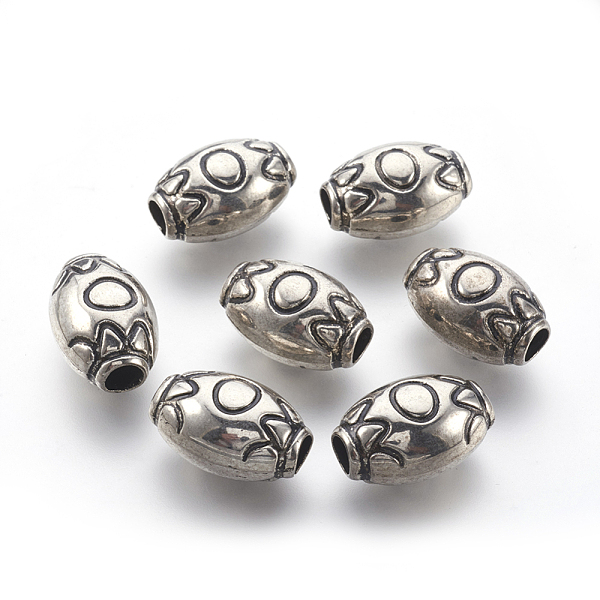 PandaHall CCB Plastic Beads, Oval, Antique Silver, 23x15.5x13~13.5mm, Hole: 5.5x6mm Plastic Oval
PandaHall CCB Plastic Beads, Oval, Antique Silver, 23x15.5x13~13.5mm, Hole: 5.5x6mm Plastic Oval