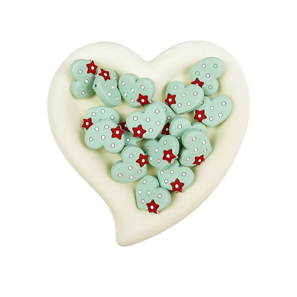 PandaHall Heart Food Grade Eco-Friendly Silicone Beads, Chewing Beads For Teethers, DIY Nursing Necklaces Making, Aquamarine, 28x24mm..., Green
PandaHall Heart Food Grade Eco-Friendly Silicone Beads, Chewing Beads For Teethers, DIY Nursing Necklaces Making, Aquamarine, 28x24mm..., Green