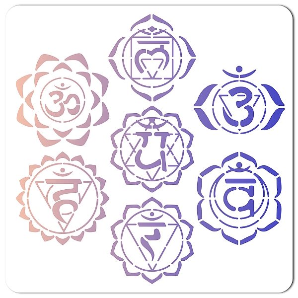 PandaHall GORGECRAFT 12x12 Inch Chakra Stencil 7 Styles Mandala Flower Pattern Templates Large Reusable Plastic Square Stencils Sign for...
PandaHall GORGECRAFT 12x12 Inch Chakra Stencil 7 Styles Mandala Flower Pattern Templates Large Reusable Plastic Square Stencils Sign for...