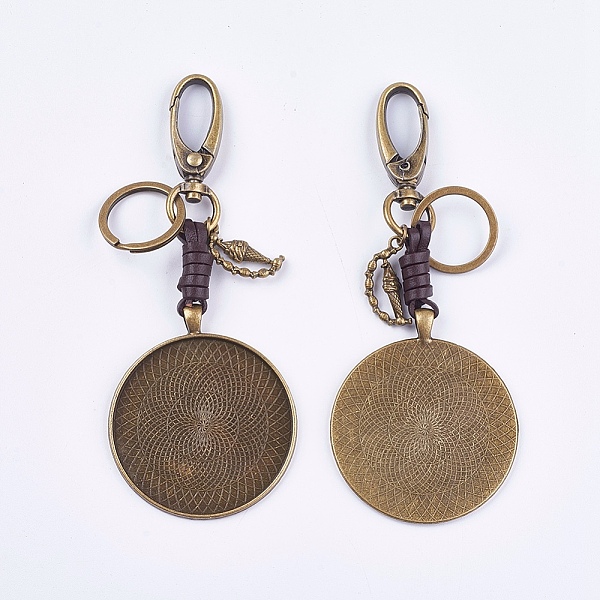 PandaHall Alloy Keychain Findings, Cabochon Settings, Cadmium Free & Lead Free, Flat Round and Ice cream, Antique Bronze, Tray: 50mm, 130mm...
PandaHall Alloy Keychain Findings, Cabochon Settings, Cadmium Free & Lead Free, Flat Round and Ice cream, Antique Bronze, Tray: 50mm, 130mm...