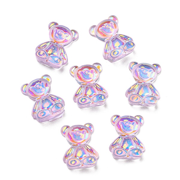 PandaHall Cartoon Transparent Resin Cabochons, Iridescent Bear, AB Color, Plum, 14x11x5.5mm Resin Bear Purple
PandaHall Cartoon Transparent Resin Cabochons, Iridescent Bear, AB Color, Plum, 14x11x5.5mm Resin Bear Purple