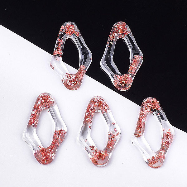 PandaHall Transparent Resin Pendants, with Gold Foil, Rhombus, Indian Red, 38.5x22x4mm, Hole: 1.8mm Resin Rhombus Red
PandaHall Transparent Resin Pendants, with Gold Foil, Rhombus, Indian Red, 38.5x22x4mm, Hole: 1.8mm Resin Rhombus Red