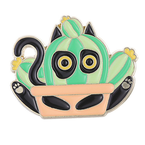 PandaHall Cat with Plant Enamel Pin, Alloy Animal Brooch for Clothes Backpack, Medium Aquamarine, 30x26.6mm, Alloy+Enamel
PandaHall Cat with Plant Enamel Pin, Alloy Animal Brooch for Clothes Backpack, Medium Aquamarine, 30x26.6mm, Alloy+Enamel