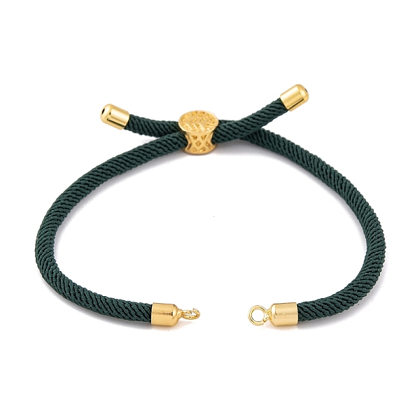 PandaHall Nylon Cords Bracelet Makings Fit for Connector Charms, with Golden Brass Tree Slider Beads, Long-Lasting Plated, Dark Slate Gray...
PandaHall Nylon Cords Bracelet Makings Fit for Connector Charms, with Golden Brass Tree Slider Beads, Long-Lasting Plated, Dark Slate Gray...