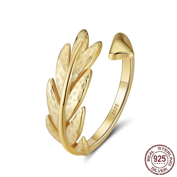PandaHall 925 Sterling Silver Finger Rings, Feather Arrow Cuff Ring for Women, with S925 Stamp, Real 14K Gold Plated, US Size 6 3/4(17.1mm)...
PandaHall 925 Sterling Silver Finger Rings, Feather Arrow Cuff Ring for Women, with S925 Stamp, Real 14K Gold Plated, US Size 6 3/4(17.1mm)...