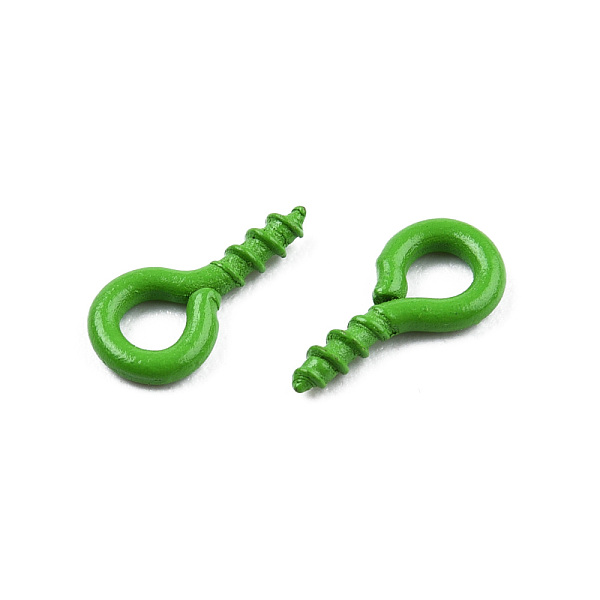 PandaHall Spray Painted Iron Screw Eye Pin Peg Bails, For Half Drilled Beads, Cadmium Free & Nickel Free & Lead Free, Lime Green, 8x4x1mm...
PandaHall Spray Painted Iron Screw Eye Pin Peg Bails, For Half Drilled Beads, Cadmium Free & Nickel Free & Lead Free, Lime Green, 8x4x1mm...