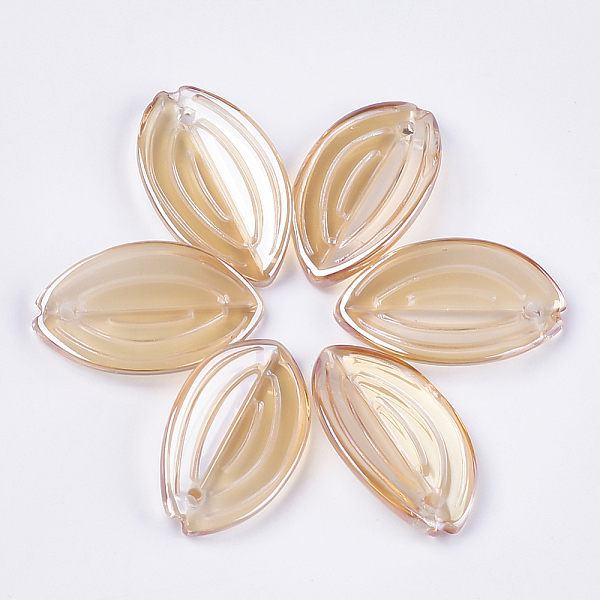 PandaHall Electroplate Glass Pendants, Leaf, Navajo White, 20.5x12x3.5mm, Hole: 1.4mm Glass Leaf
PandaHall Electroplate Glass Pendants, Leaf, Navajo White, 20.5x12x3.5mm, Hole: 1.4mm Glass Leaf