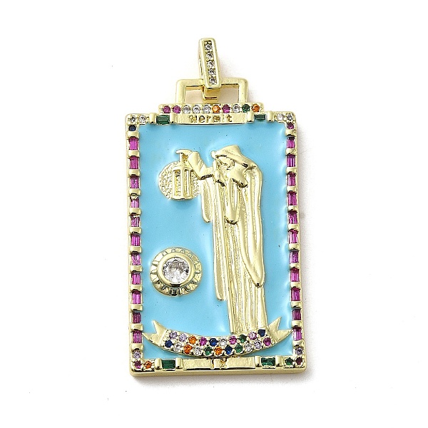 PandaHall Brass Micro Pave Cubic Zirconia Pendants with Enamel, Tarot, Cornflower Blue, 39x22.5x3mm, Hole: 5x3mm Brass+Cubic Zirconia+Enamel...
PandaHall Brass Micro Pave Cubic Zirconia Pendants with Enamel, Tarot, Cornflower Blue, 39x22.5x3mm, Hole: 5x3mm Brass+Cubic Zirconia+Enamel...