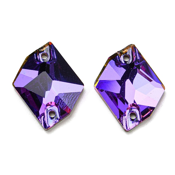 PandaHall Irregular Rhombus Sew on Rhinestone, 2 Hole Links, Flat Back & Back Plated, Garment Accessories, Violet Blue..., Purple
PandaHall Irregular Rhombus Sew on Rhinestone, 2 Hole Links, Flat Back & Back Plated, Garment Accessories, Violet Blue..., Purple