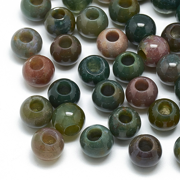 PandaHall Natural Indian Agate Beads, Large Hole Beads, Rondelle, 14x12mm, Hole: 5.5mm Indian Agate Rondelle
PandaHall Natural Indian Agate Beads, Large Hole Beads, Rondelle, 14x12mm, Hole: 5.5mm Indian Agate Rondelle