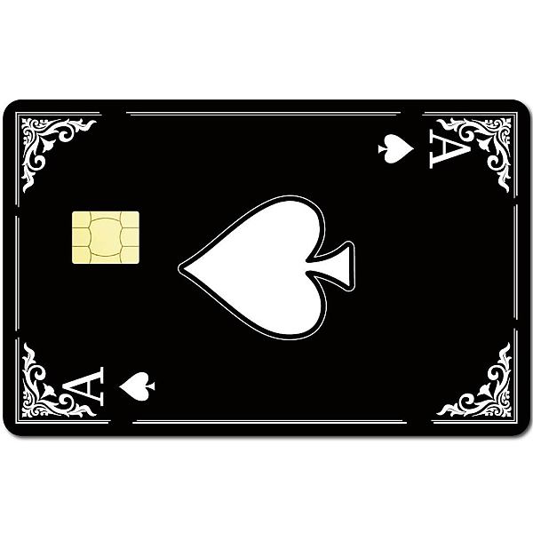 PandaHall Rectangle PVC Plastic Waterproof Card Stickers, Self-adhesion Card Skin for Bank Card Decor, Spades A, 186.3x137.3mm Plastic...
PandaHall Rectangle PVC Plastic Waterproof Card Stickers, Self-adhesion Card Skin for Bank Card Decor, Spades A, 186.3x137.3mm Plastic...