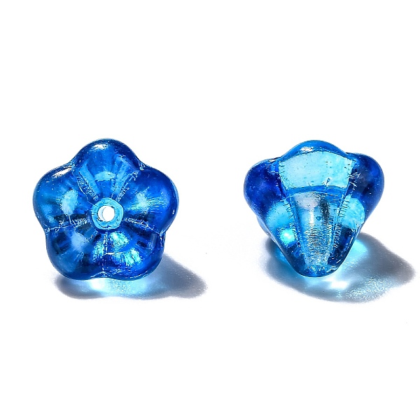 PandaHall Transparent Czech Glass Beads, Flower, Dodger Blue, 10x8mm, Hole: 2mm, about 120pcs/bag Czech Glass Flower
PandaHall Transparent Czech Glass Beads, Flower, Dodger Blue, 10x8mm, Hole: 2mm, about 120pcs/bag Czech Glass Flower
