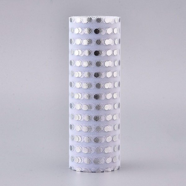 PandaHall Glitter Sequin Deco Mesh Ribbons, Tulle Fabric, for Wedding Party Decoration, Skirts Decoration Making, Spot Pattern, Silver, 6...
PandaHall Glitter Sequin Deco Mesh Ribbons, Tulle Fabric, for Wedding Party Decoration, Skirts Decoration Making, Spot Pattern, Silver, 6...