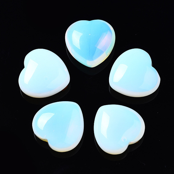 PandaHall Opalite Healing Stones, Heart Love Stones, Pocket Palm Stones for Reiki Balancing, 29~30x30~31x12~15mm Opalite Heart
PandaHall Opalite Healing Stones, Heart Love Stones, Pocket Palm Stones for Reiki Balancing, 29~30x30~31x12~15mm Opalite Heart